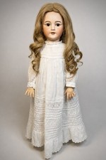 Antique 24” SFBJ 301 Paris 11 Bebe Jumeau Voice Doll Brown Eyes Working