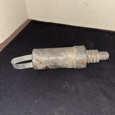 Vintage Threaded Handle Adapter, Concrete Tools, 1-3/4 Inch Push Button