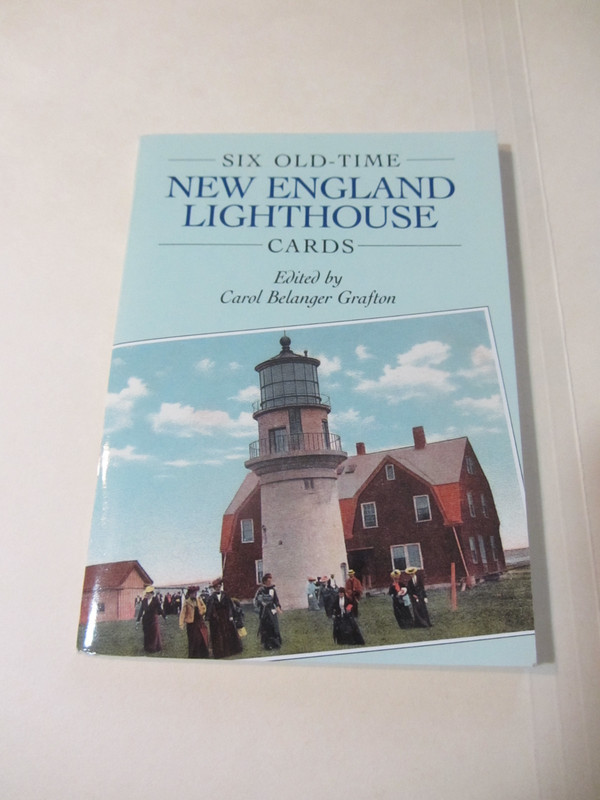 Six Old-Time New England Lighthouse Cards Booklet; Unposted Post Cards