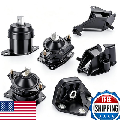 Patewin Engine Motor Transmission Mount Set 6Pcs Compatible 2003-2007 Honda