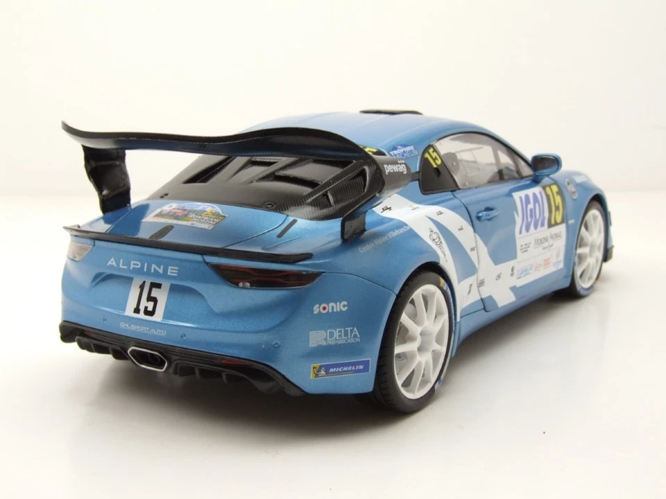 Alpine A110 RGT+ #15 Rallye Mont Blanc 2024 Astier Giraudet 1:18 Modello Solido - Immagine 2 di 4