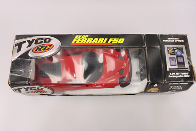 NOS 1999 Tyco R/C Mattel Wheels 6V DP Ferrari F50 RC Car Red NIB