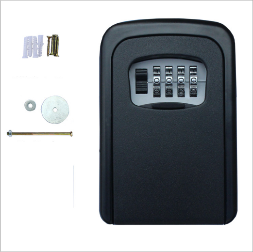 High Security Outdoor Wall Mounted Key Safe Box Secure Lock Combination