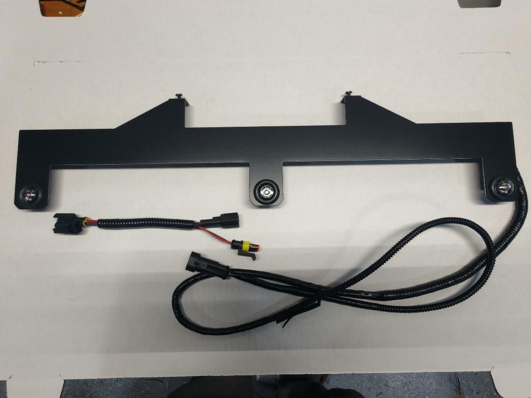 Grille For 2021 2022 2023 Ford F150 Raptor Style Grille W/E 3 Amber LED Lights Letters Matte Black - Foto 9