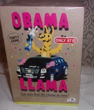 Obama Llama Party Game Target Exclusive Can You Find the Rhyme in Time  NEW