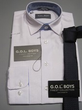 GOL Jungen Hemd, Oberhemden, Kommunion Konfirmation Hemden Gr. 128 SALE - 50 %