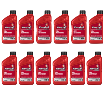 Kendall LiquiTek 10W40 GT-1 Synthetic Blend Oil; Case of 12 -1 Qt
