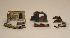 Wii Walls and Ruins - Walls And Ruins Set 2 Diorama Plastic Kit 1:72 Model