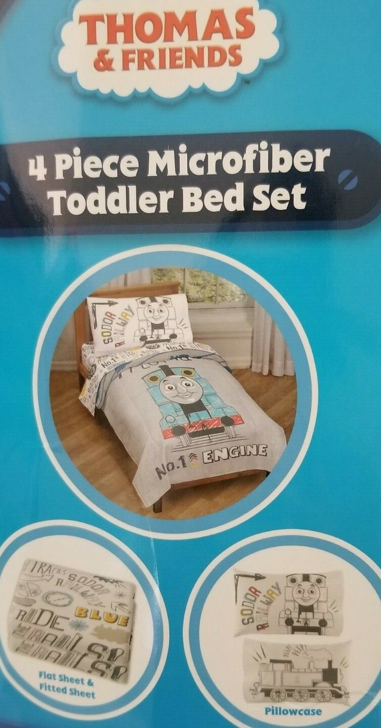 thomas & friends 4pc toddler bedding set