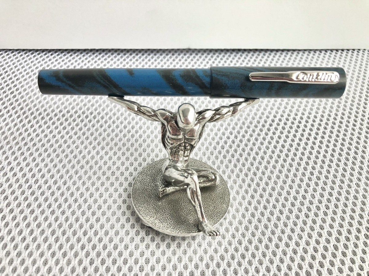 NEW Goulet Pens Conklin Classic Ebonite Rainfall Fountain Pen