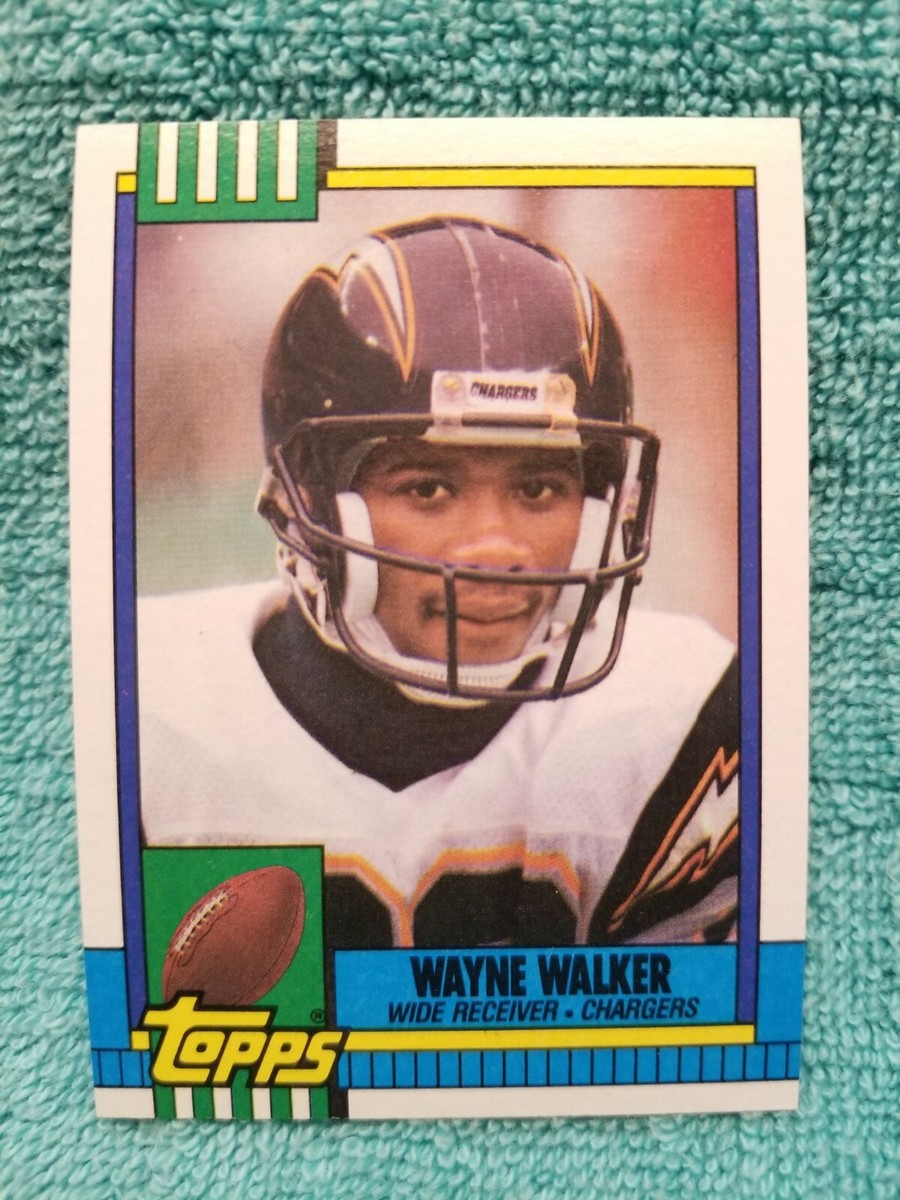 1990 TOPPS WAYNE WALKER ROOKIE #392 SAN DIEGO CHARGERS RC | eBay