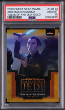 2023 Finest Star Wars Master DOOKU /50 Tales of The Jedi GOLD PSA 10 GEM POP 2