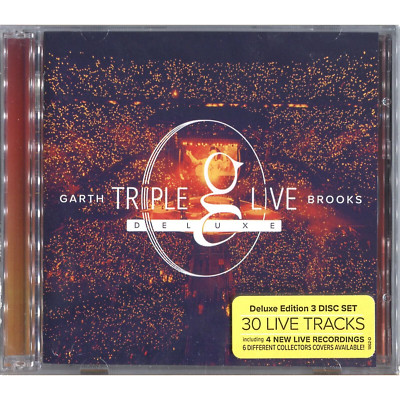 GARTH BROOKS Triple Live DELUXE ~Knoxville, TN Cover 3~CD catalog