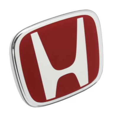 Genuine Honda REAR H Red FD2 EMBLEM Civic Type-R 75701-SNW-003ZD