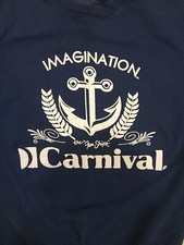 Vintage 1980s Carnival Cruise Sweatshirt Sz S/M