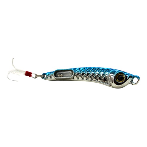 10g/15g 6cm/6.5cm Fishing Plate Bait Plate Style Reflective Long Cast Jig Bait