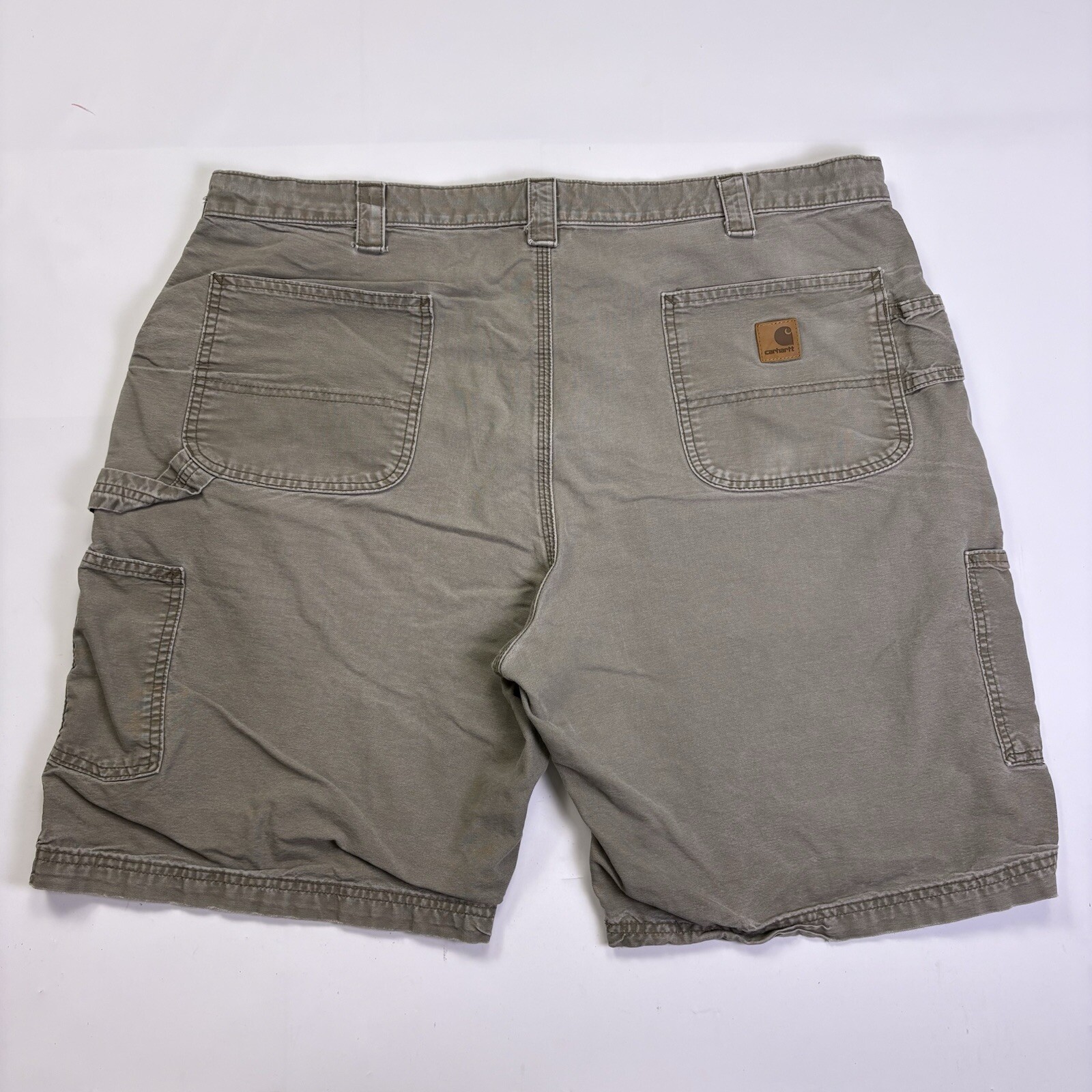 Carhartt Men's 42x9 Shorts B147 LBR Faded Brown Carpenter Utility Work Shorts