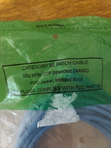 CAT5e Cable Ethernet Lan Network cable 14 feet Sharon - 第 2/4 張圖片