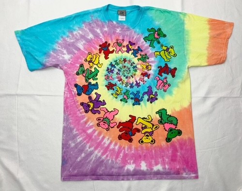 Vintage 90s Grateful Dead Liquid Blue T 