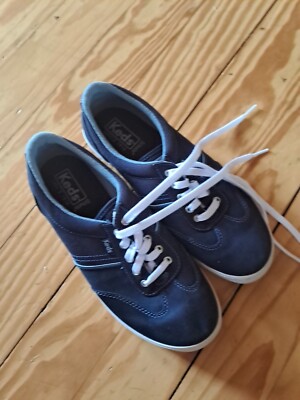 Keds Ladies Ortholite Sneakers Navy Canvas Shoes Size New