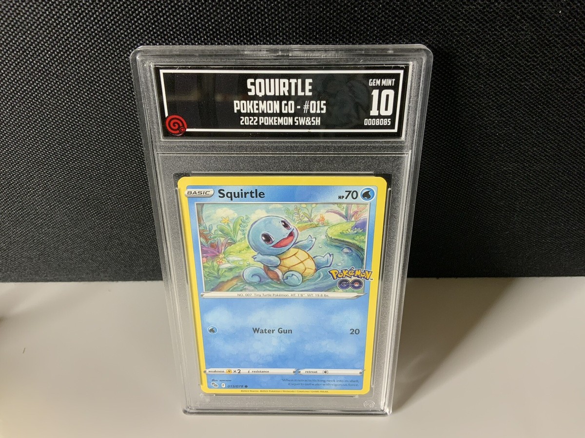 Pokemon Go TCCG 10 Gem Mint Squirtle 015/078 | eBay Pokemon Go TCCG 10 Gem Mint Squirtle 015/078 | eBay
