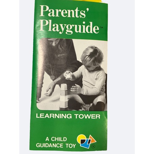 Child Guidance Toys NO.90 Learning Tower 12 Blocks w/Animal Designs Original Box - Picture 11 of 11