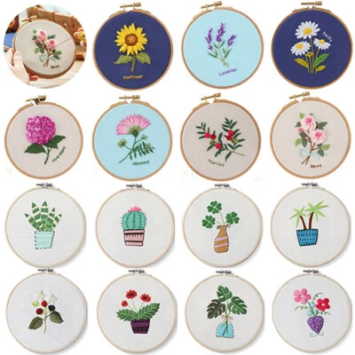 MARKENLOS Kreuzstich-Stickset Für Anfänger Handgemachte Stickerei Diy-Handwerk Us↔ С