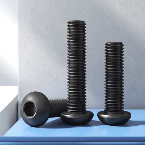 10.9 HighButton Head Screws, Allen Key Socket Dome Bolts Strength DIN 7380 - Picture 3 of 8
