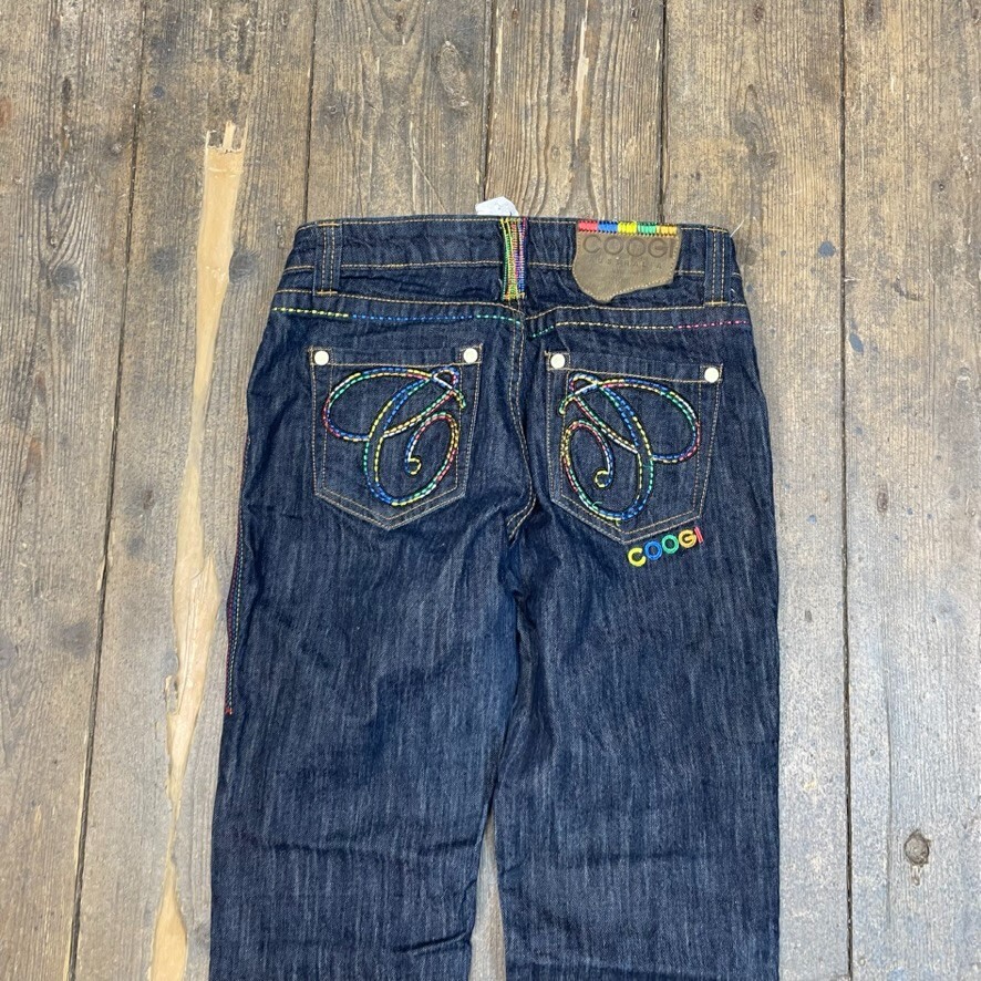 Coogi Jeans Womens Straight Fit Denim Hip Hop Skinny Leg Pants, Blue, 26” image 6