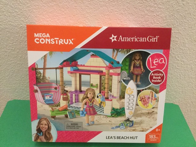 mega construx american girl lea's beach hut