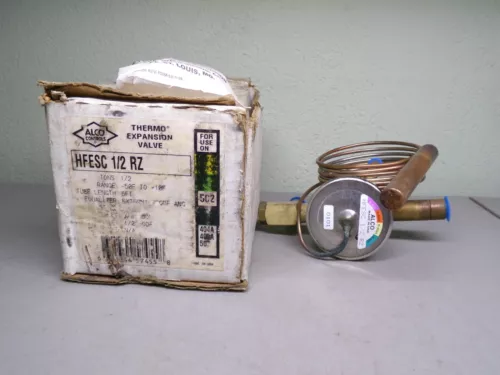 ALCO CONTROLS HFESC 1/2 RZ THERMO EXPANSION VALVE 3/8"X1/2"