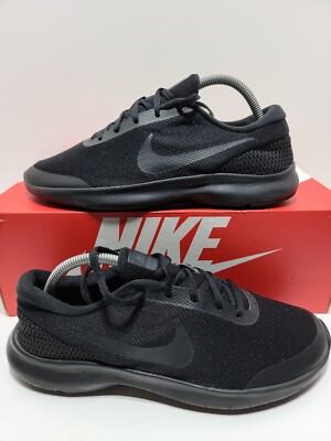 Nike Flex Experience RN Black Mesh Knit Running Shoes Women's Size 