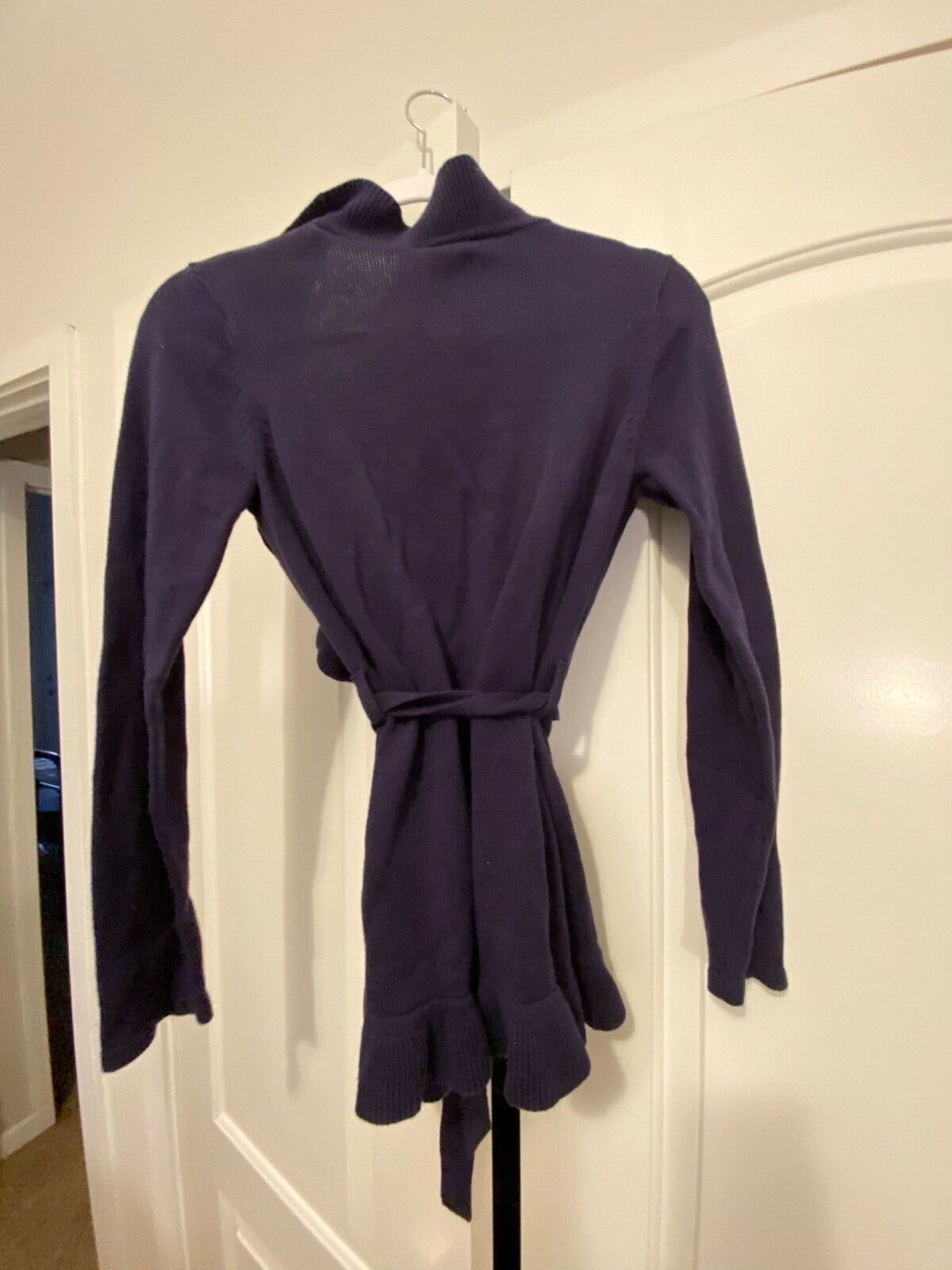 Gymboree girls cardigan navy sweater size 10-12 super cute with a ...