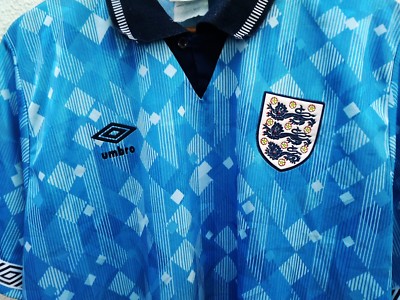 England Umbro Shirt 3rd Kit 1990 (Size L) | eBay
