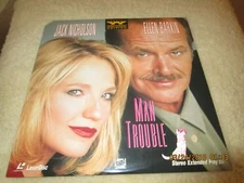Man Trouble Widescreen Laserdisc LD Jack Nicholson 