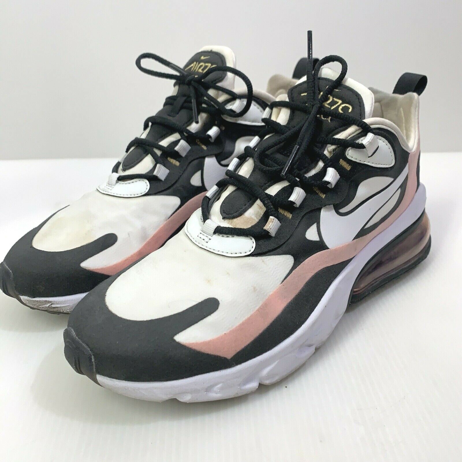 Size 10 - Nike Air Max 270 React Coral Black for sale online | eBay
