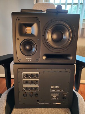 HEDD Type 20 MK2 3-Way 900W Active Studio Monitor - Stereo Pair, Black