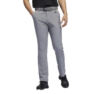 ADIDAS GOLF Men's 3 Stripe Performance Pant Grey 2 Sz 34 NWT   34.5'' INSEAM