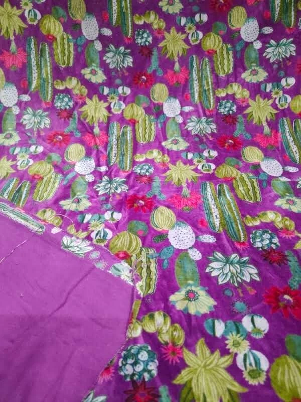 5 Yard Luxury Purple Soft Velvet Fabric Indian Dress Sewing Upholstery Fabric - Image 2 of 4