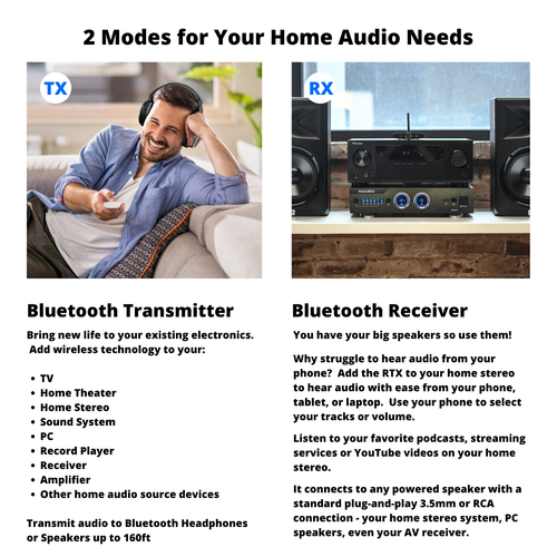 New Bluetooth Transmitter Range Extender for TV home stereo Headphones Speakers - 第 8/11 張圖片