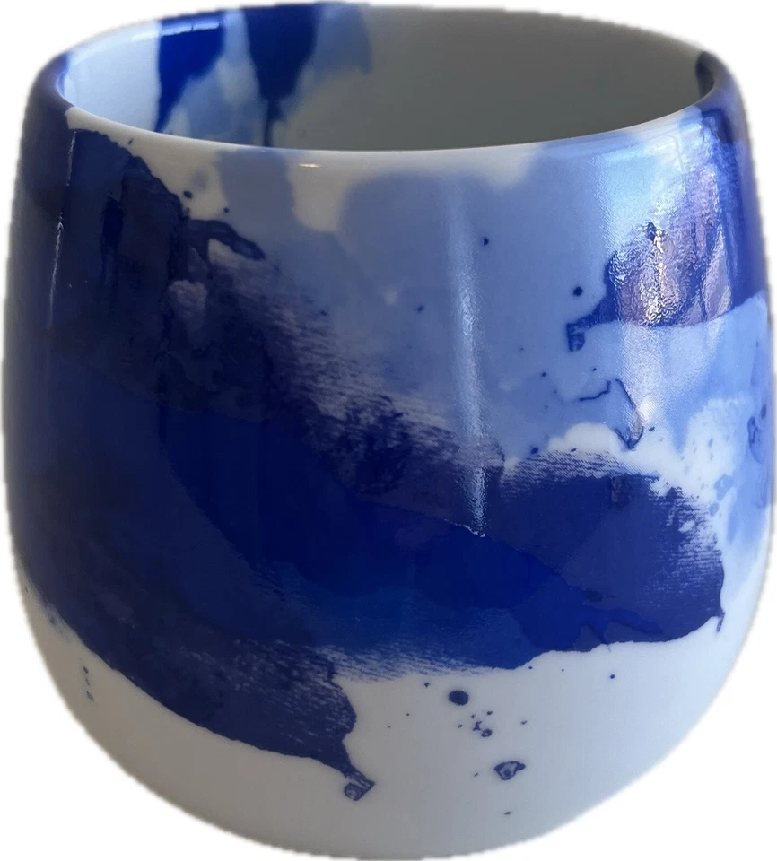 Taza de café Königitz Seeing Blue Cuddle taza porcelana azul 420 ml Foto 4 de 4