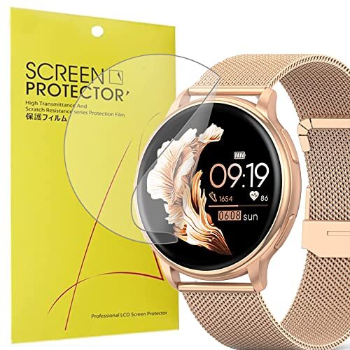 pellicola protettiva compatibile con Nemheng 1.32'' smartwatch N33, HD, (b7K)