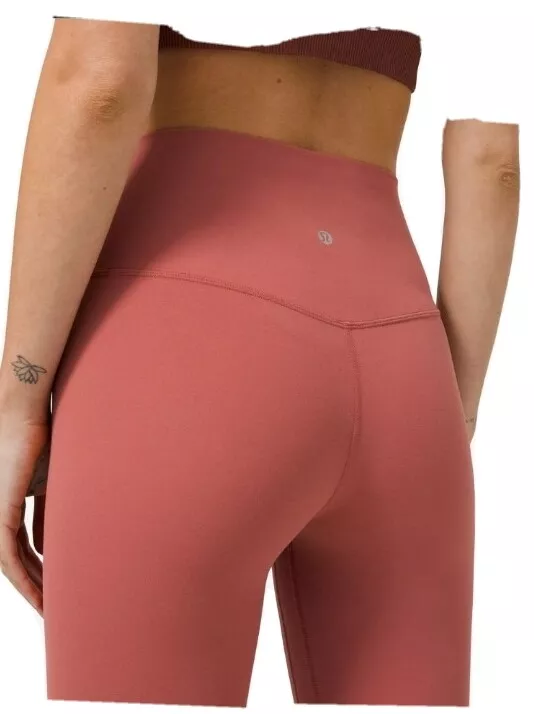 LULULEMON HIGH RISE ALIGN leggings SIZE 2 XS NEW soft cranberry