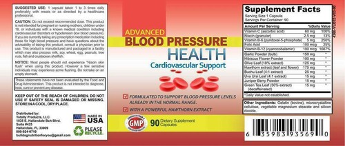 Ultimate Blood Pressure Support Heart Health Dietary 90 Caps Free Shipping New - Picture 12 of 12