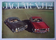 JAGUAR XJ12 S1 orig 1972 UK Mkt Full 20pp Sales Brochure + Spec Sheet - XJ 12