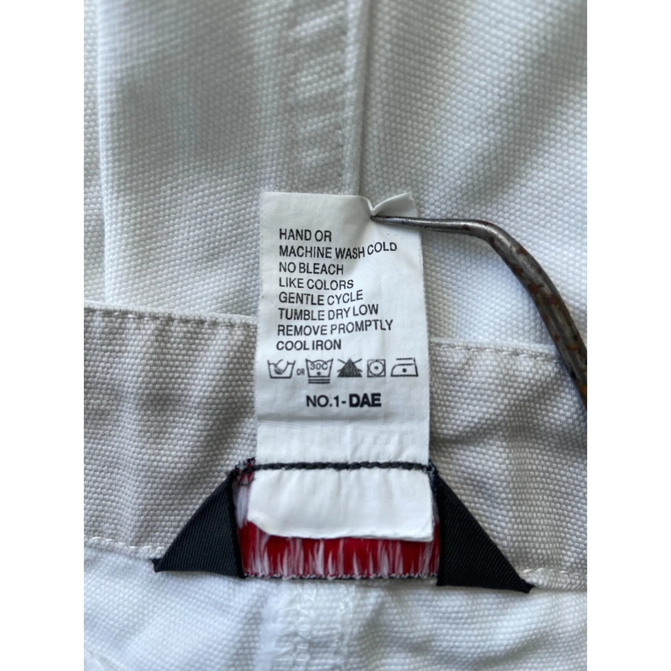 Woolrich est 1830 Bermuda Shorts Womens Size 12 White 5 Pocket Stretch Mid Rise - Image 4 of 4