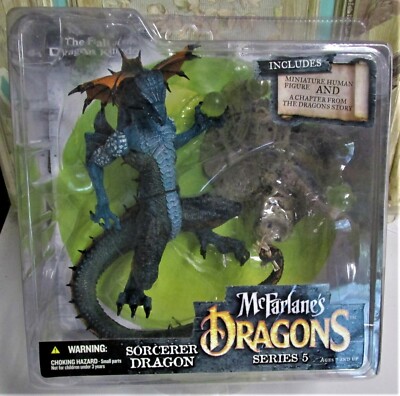 Lot of 2 McFarlane Dragons: Sorcerer Dragon Series 5 + Water Clan Lot of 2 McFarlane Dragons: Sorcerer Dragon Series 5 + Water Clan