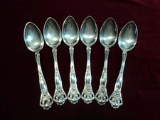 Silverplate Flatware Lot of 6 Teaspoons Holmes Edwards Dolly Madison 1911