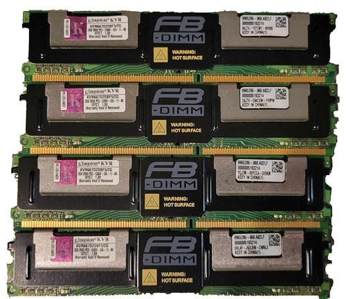 8 Go RAM DDR2 Serveur - PC2-5300F FBDIMM - ECC - Neuve (Équivalent Kingston)