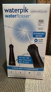 Open box Waterpik Cordless Plus Water Flosser Rechargeable - Black